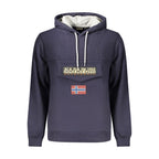 Blue Cotton Mens Sweatshirt