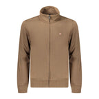 Brown Cotton Men's Sweatshirt