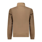 Brown Cotton Men's Sweatshirt