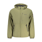 Green Polyamide Full-Length Jacket