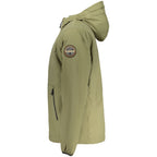 Green Polyamide Full-Length Jacket