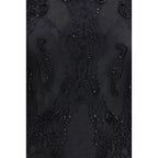 Black Polyamide Cocktail Dress