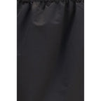 Black Silk Midi Skirt