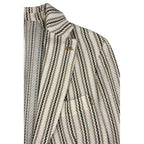 Beige Cotton Men Jacket