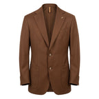 Brown Viscose Men's Jacket