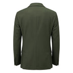 Green Viscose Men's Jacket