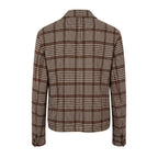 Black Viscose Men Jacket