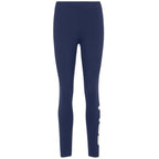Blue Cotton Leggings