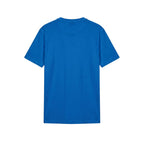 Blue Cotton Men T-Shirt