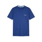 Blue Cotton Men T-Shirt