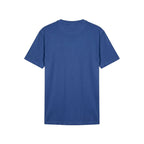 Blue Cotton Men T-Shirt
