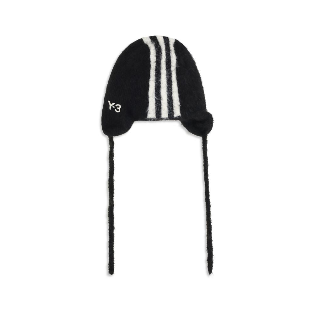 Black Polyamide Beanie