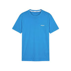 Light Blue Cotton Men T-shirt