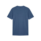 Blue Cotton Men T-shirt