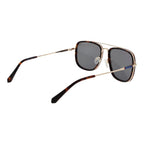Brown Metal Sunglasses