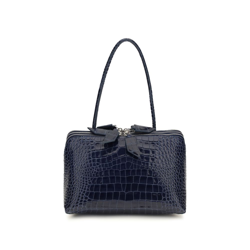 Blue Calf Leather Bos Taurus Shoulder Bag