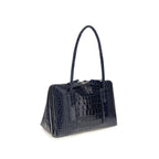 Blue Calf Leather Bos Taurus Shoulder Bag