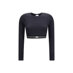 Black Recycled Polyester Longsleeve Shirt