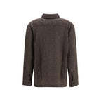 Brown Cashmere Dress Shirt