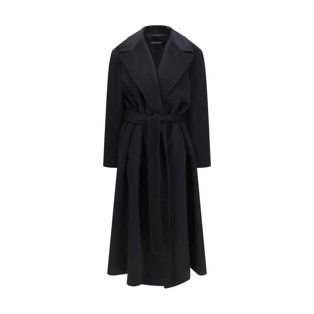 Black Wool Oves Aries Coat