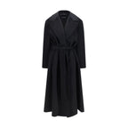 Black Wool Oves Aries Coat