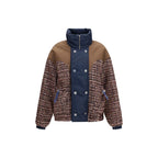 Multicolor Polyamide Biker Jacket