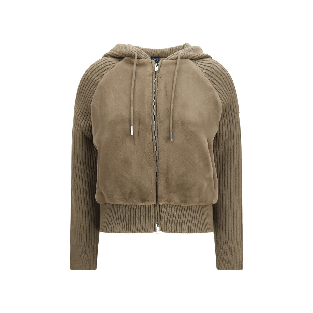 Brown Wool Oves Aries Hoodie