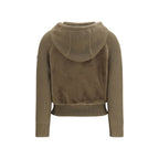 Brown Wool Oves Aries Hoodie