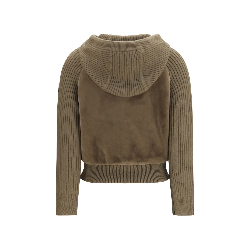 Brown Wool Oves Aries Hoodie