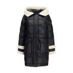 Black Polyamide Full-Length Jacket
