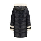 Black Polyamide Full-Length Jacket
