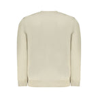 Beige Cotton Men Sweatshirt