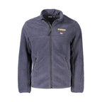 Blue Polyester Men's Sweatshirt
