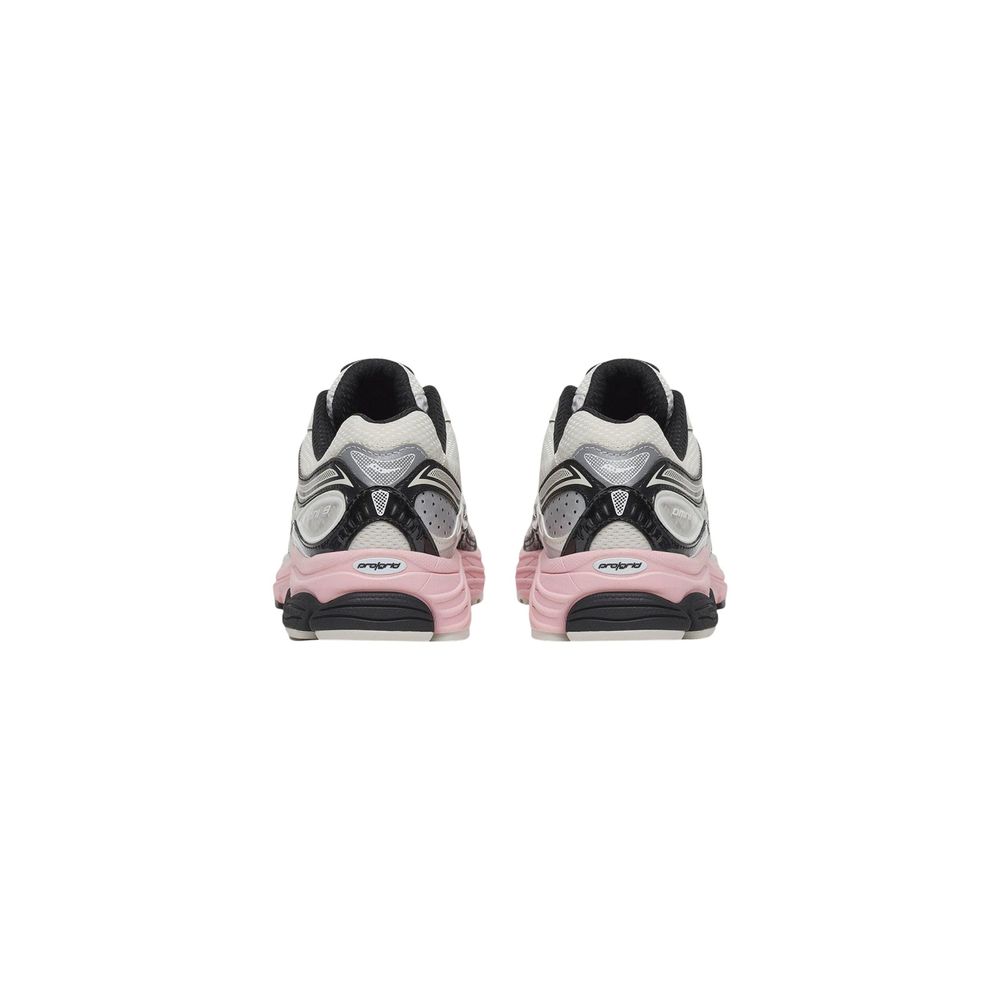 White Synthetic Athletic Sneakers