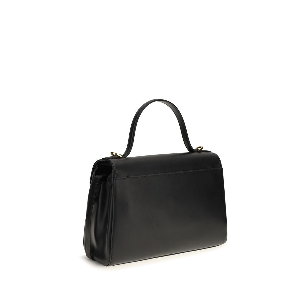 Black Calf Leather Bos Taurus Handbag
