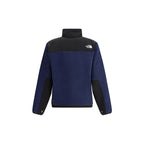 Blue Polyester Full-Length Jacket