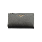 Black Polyurethane Women's Wallet