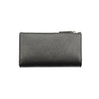Black Polyurethane Women's Wallet