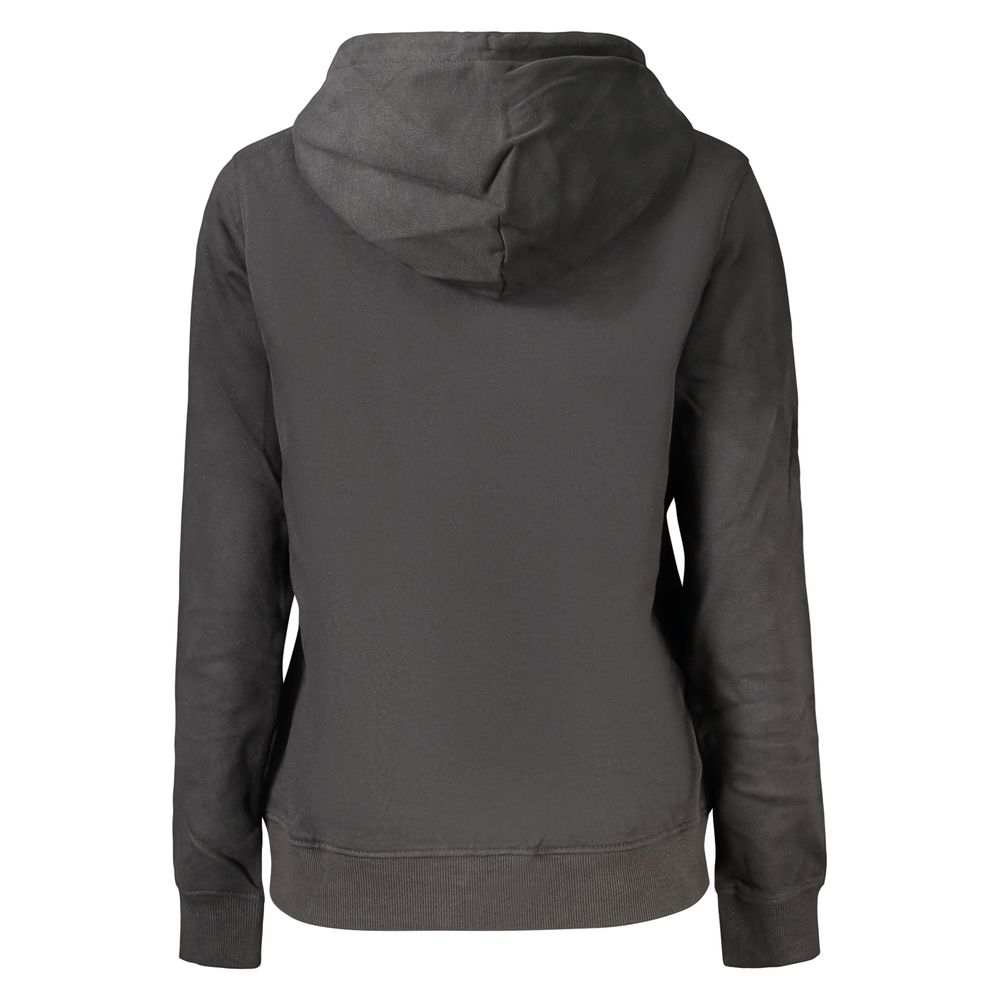 Black Cotton Women's Sweatshirt