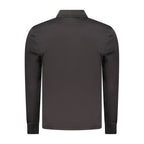 Black Cotton Men's Polo Shirt