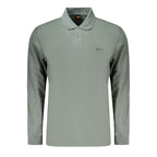 Green Cotton Men's Polo Shirt