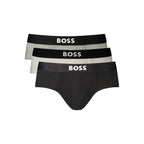 Black Cotton Mens Underwear