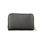 Black Polyurethane Women Wallet