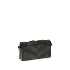 Black Napa Leather / Calf Bos Taurus Shoulder Bag