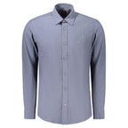 Blue Cotton Mens Shirt