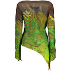 Brown Viscose Women's Top