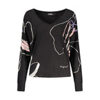Black Viscose Women's Sweater