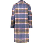 Blue Polyester Women's Jacket