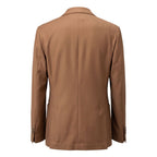 Brown Viscose Men's Jacket