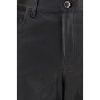 Black Leather Pants